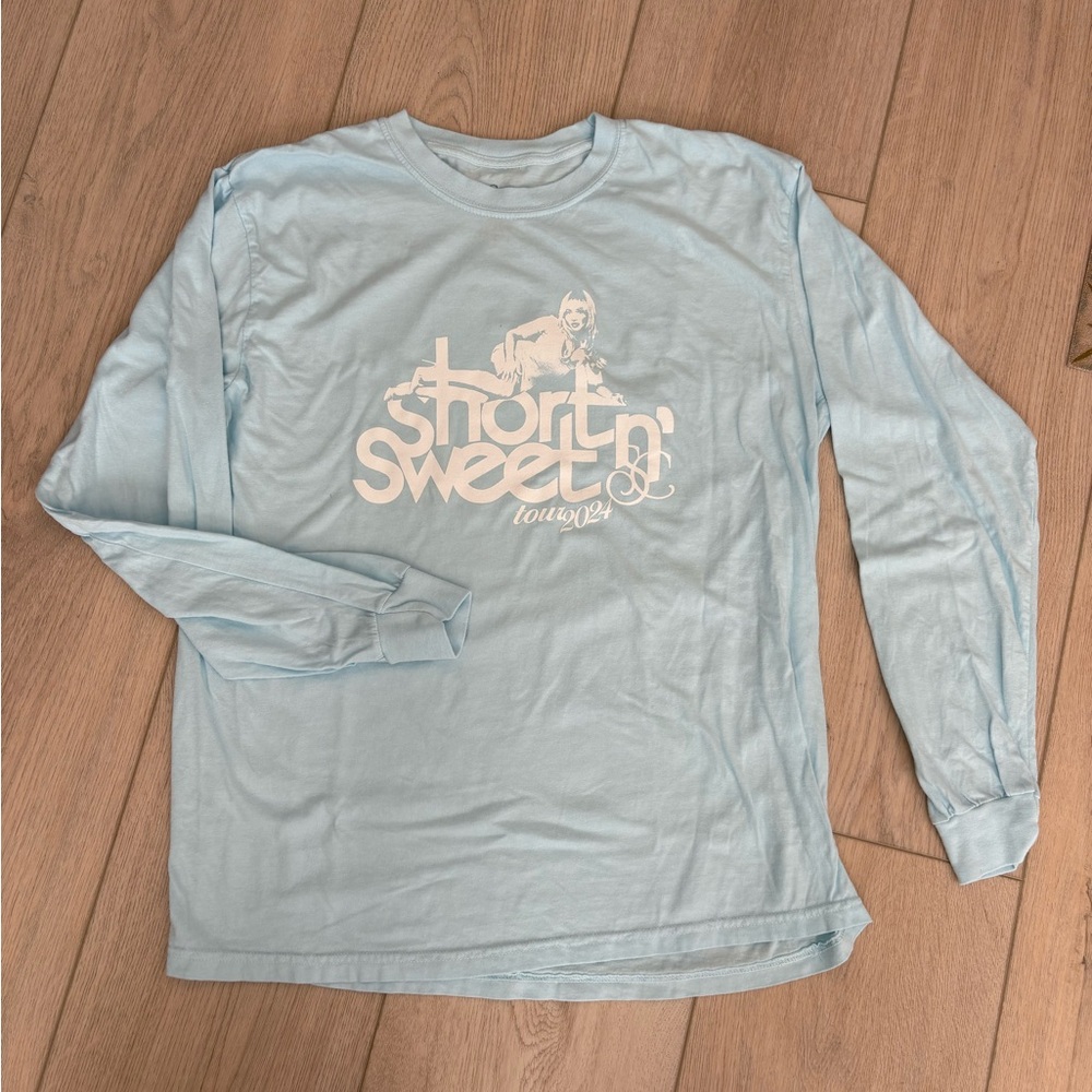 Sabrina Carpenter Short n Sweet Tour VIP package long sleeve cotton shirt.